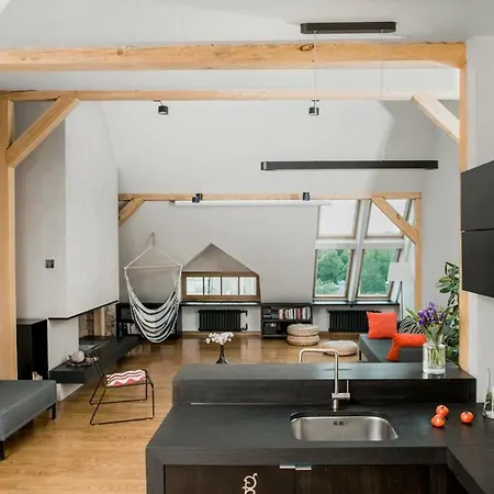 Spacious Loft In Art Nouveau Area Apartment